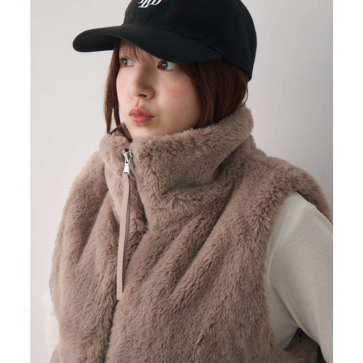 ファーショートベスト | RETRO GIRL | 詳細画像27 