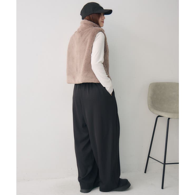 ファーショートベスト | RETRO GIRL | 詳細画像3 