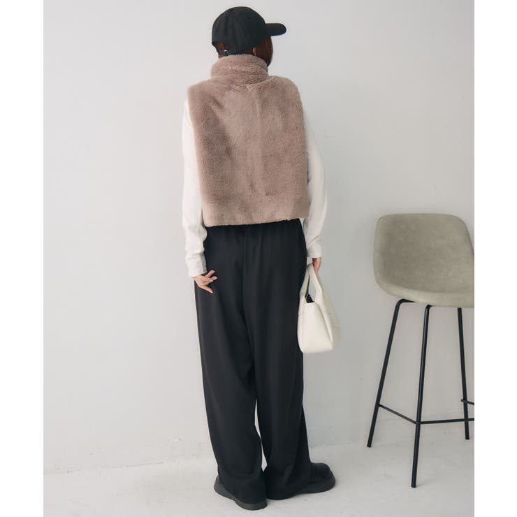 ファーショートベスト | RETRO GIRL | 詳細画像4 