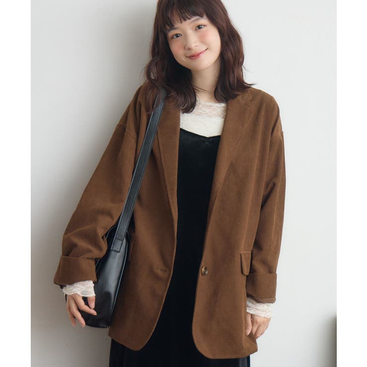 BRN2 | コーデュロイテーラーJK | RETRO GIRL