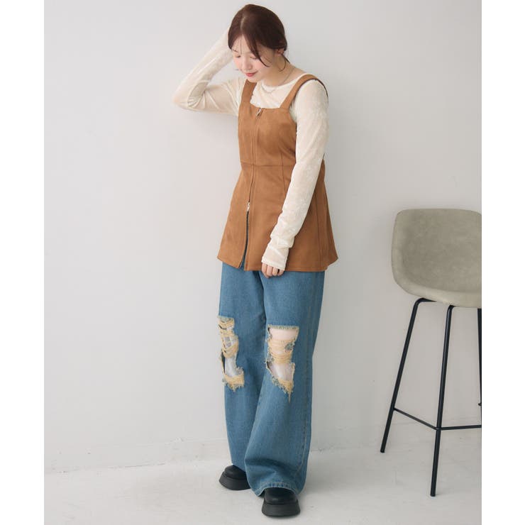 スウェードチュニックOP | RETRO GIRL | 詳細画像7 