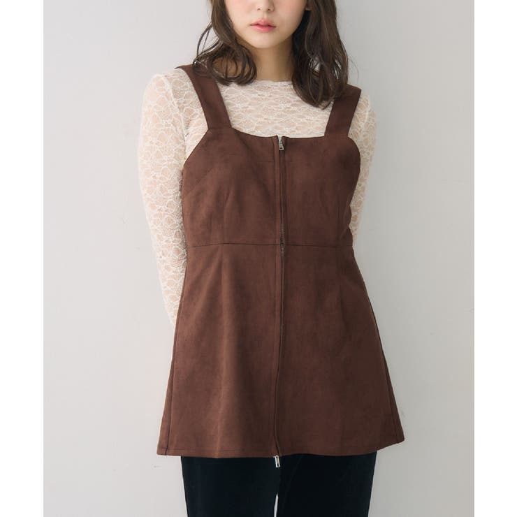 BRN2 | スウェードチュニックOP | RETRO GIRL