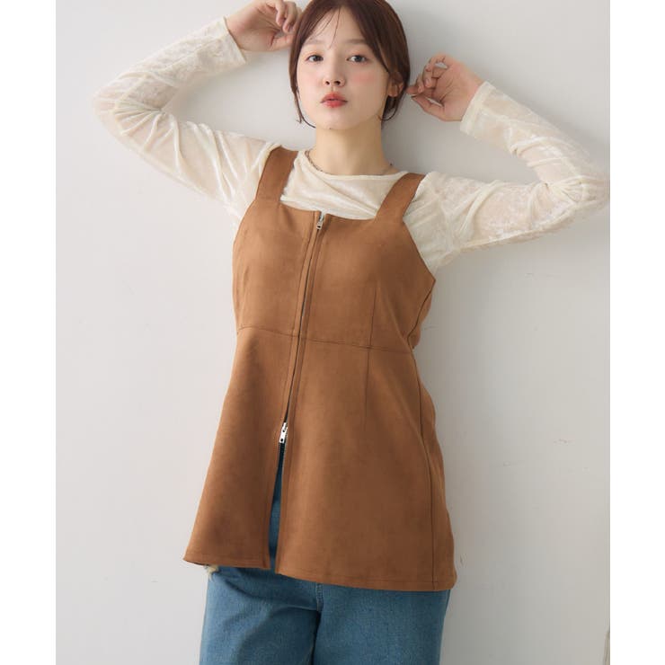 BRN3 | スウェードチュニックOP | RETRO GIRL