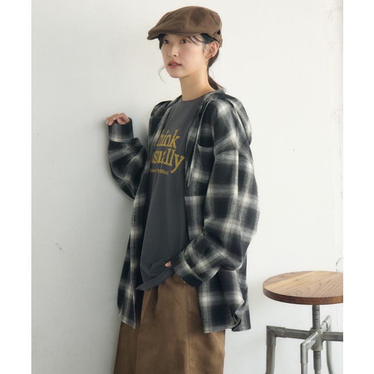 チェックフーディーBIGSH | RETRO GIRL | 詳細画像27 