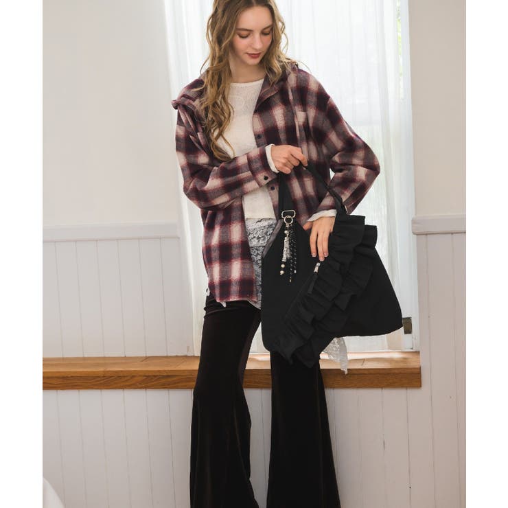 チェックフーディーBIGSH | RETRO GIRL | 詳細画像5 