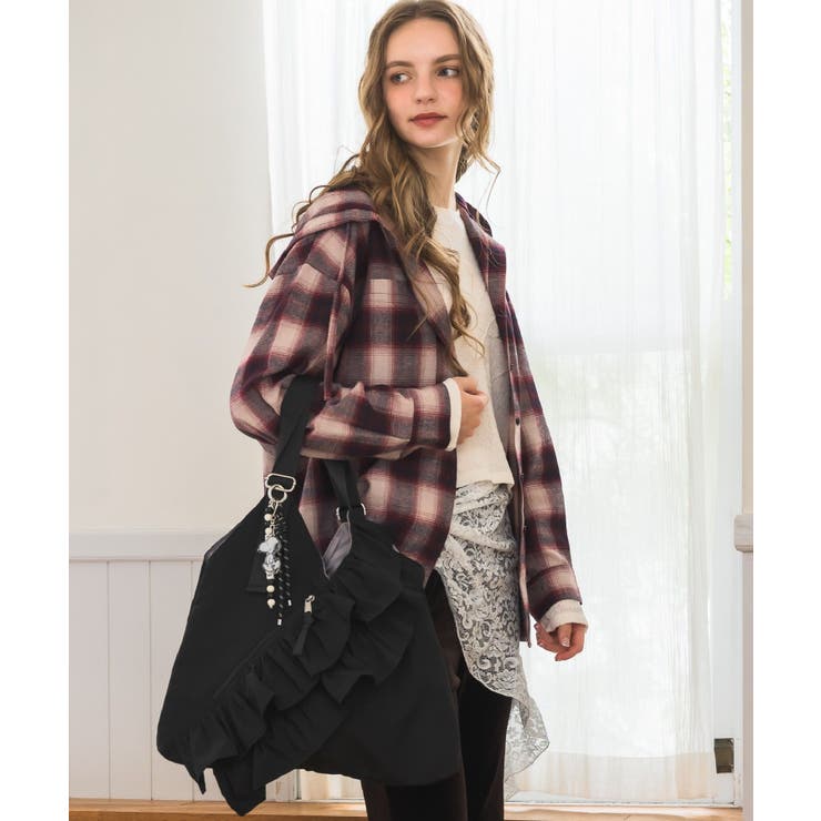 チェックフーディーBIGSH | RETRO GIRL | 詳細画像6 