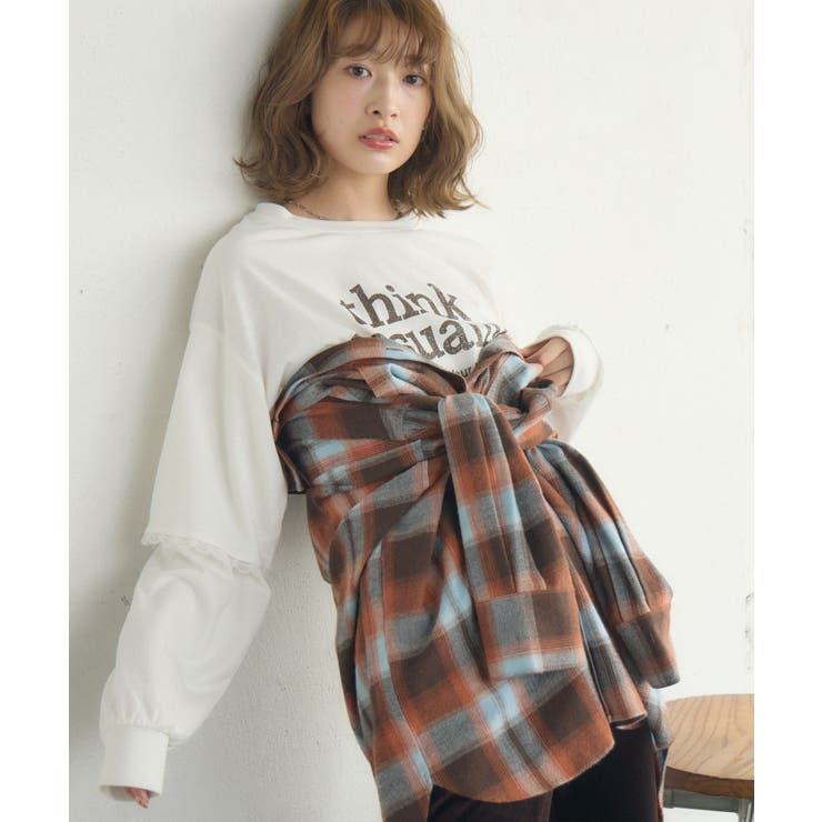 チェックBIGシャツ | RETRO GIRL | 詳細画像12 