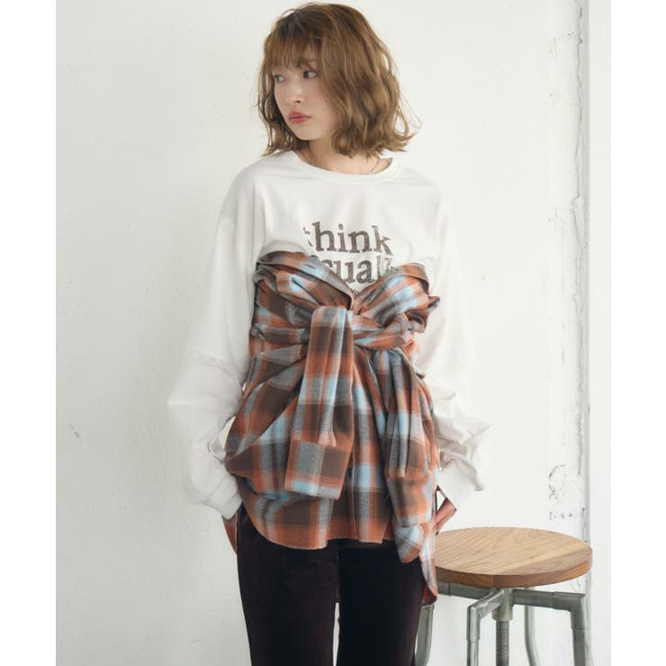 チェックBIGシャツ | RETRO GIRL | 詳細画像15 