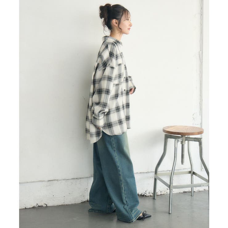 チェックBIGシャツ | RETRO GIRL | 詳細画像19 
