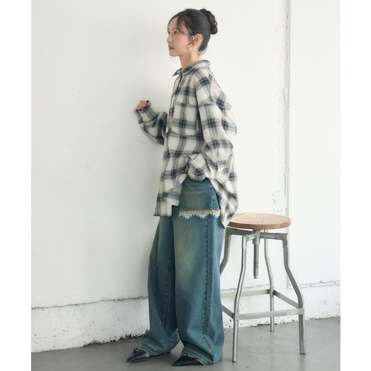 チェックBIGシャツ | RETRO GIRL | 詳細画像21 