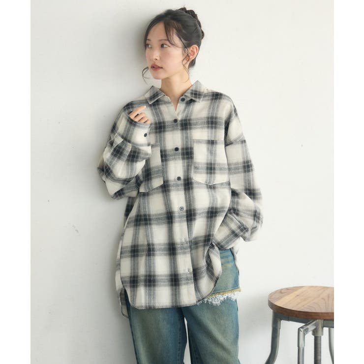 チェックBIGシャツ | RETRO GIRL | 詳細画像22 