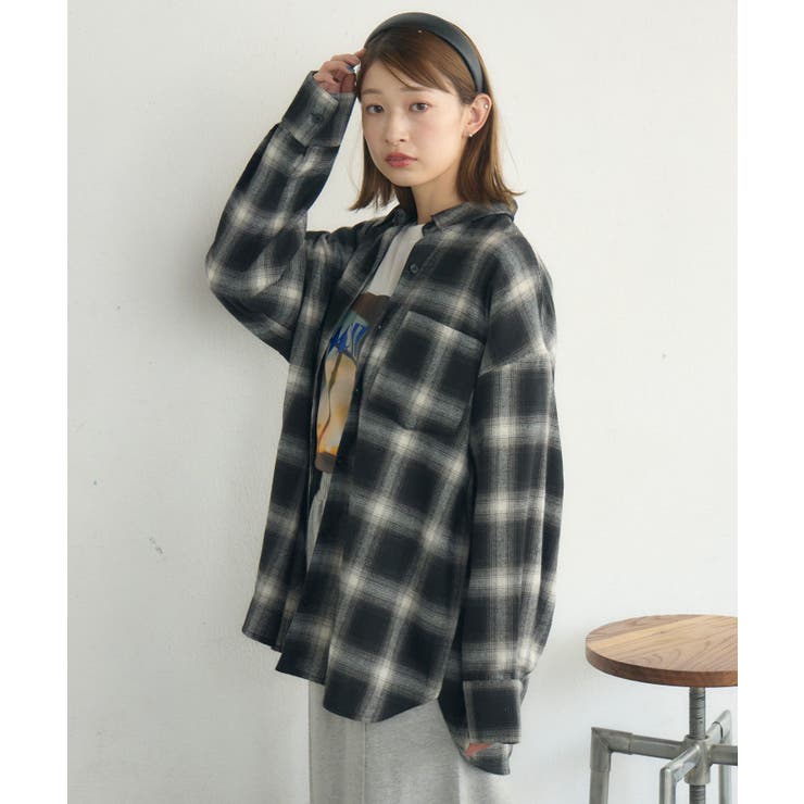 チェックBIGシャツ | RETRO GIRL | 詳細画像33 