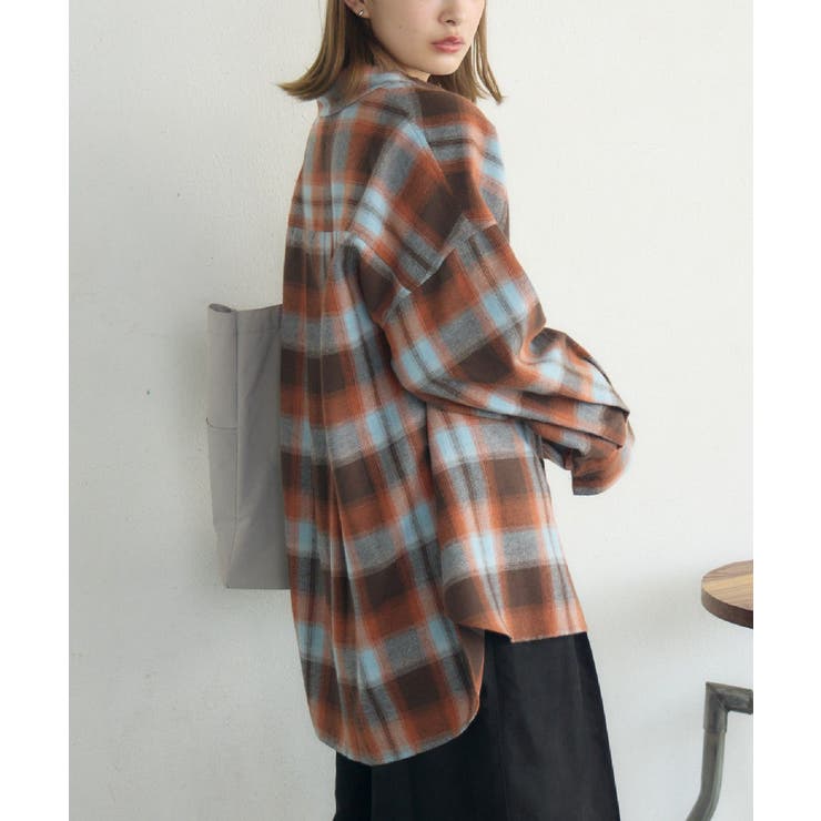 C/ORG | チェックBIGシャツ | RETRO GIRL
