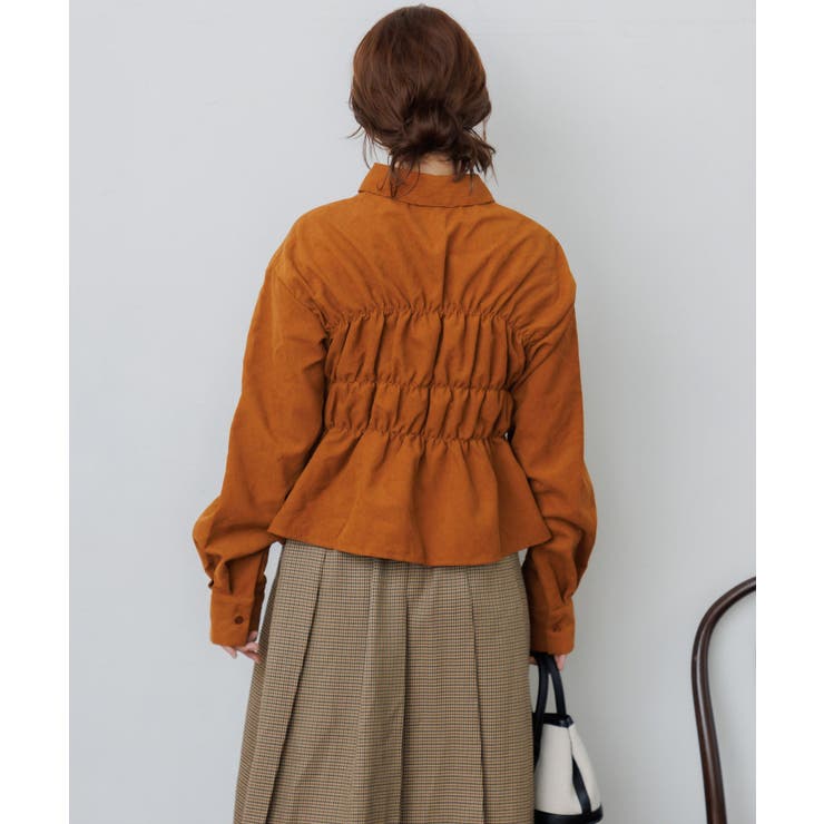 コーデュロイギャザーシャツ | RETRO GIRL | 詳細画像16 