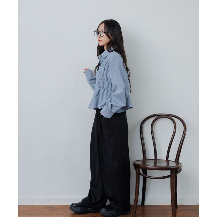 コーデュロイギャザーシャツ | RETRO GIRL | 詳細画像21 