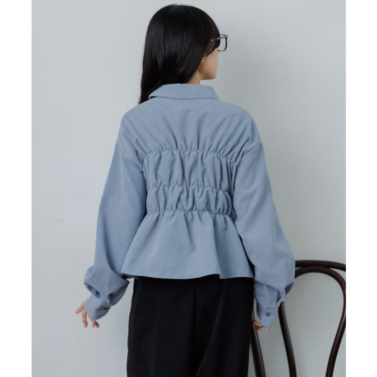 コーデュロイギャザーシャツ | RETRO GIRL | 詳細画像24 