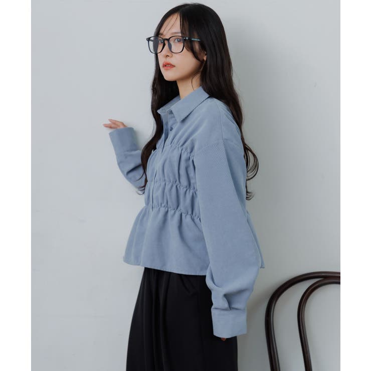 コーデュロイギャザーシャツ | RETRO GIRL | 詳細画像25 