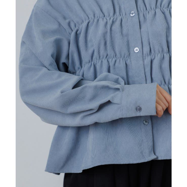 コーデュロイギャザーシャツ | RETRO GIRL | 詳細画像27 