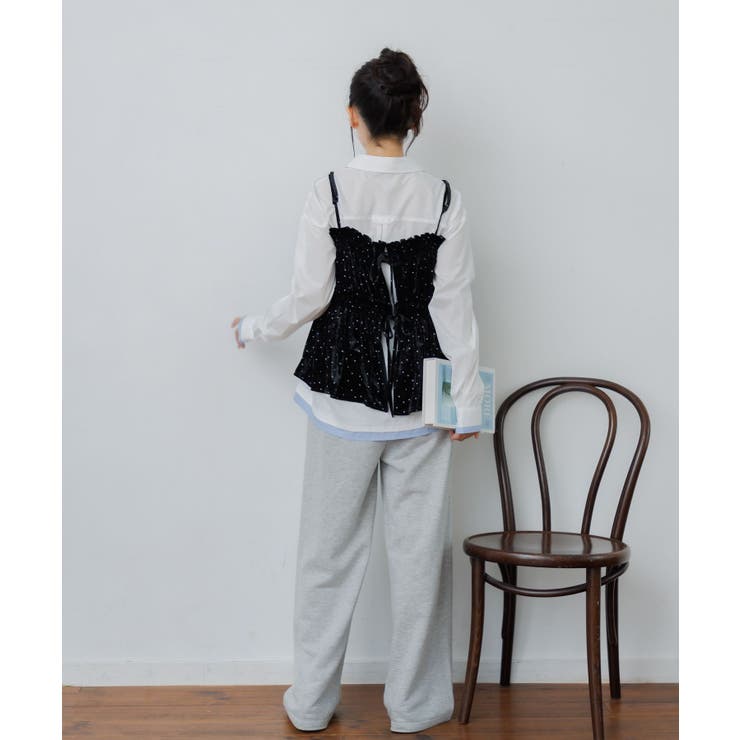 ベロア２WAYフリルビスチェ | RETRO GIRL | 詳細画像15 