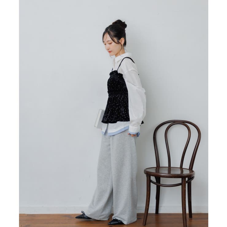 ベロア２WAYフリルビスチェ | RETRO GIRL | 詳細画像16 