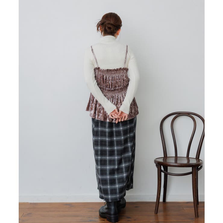 ベロア２WAYフリルビスチェ | RETRO GIRL | 詳細画像26 