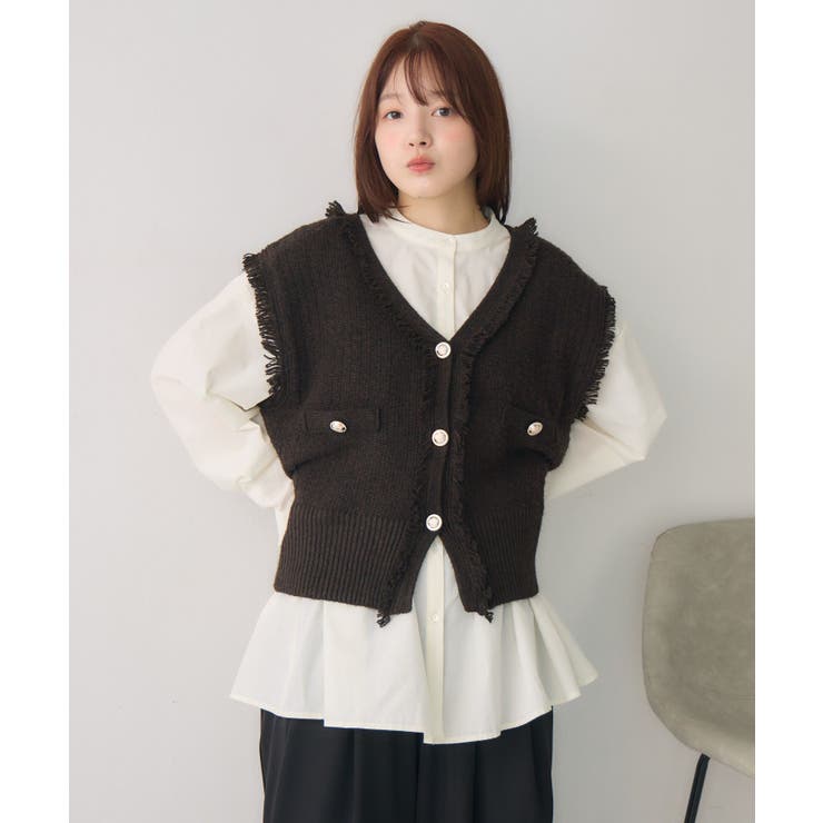 フリンジNT金釦ベスト | RETRO GIRL | 詳細画像20 