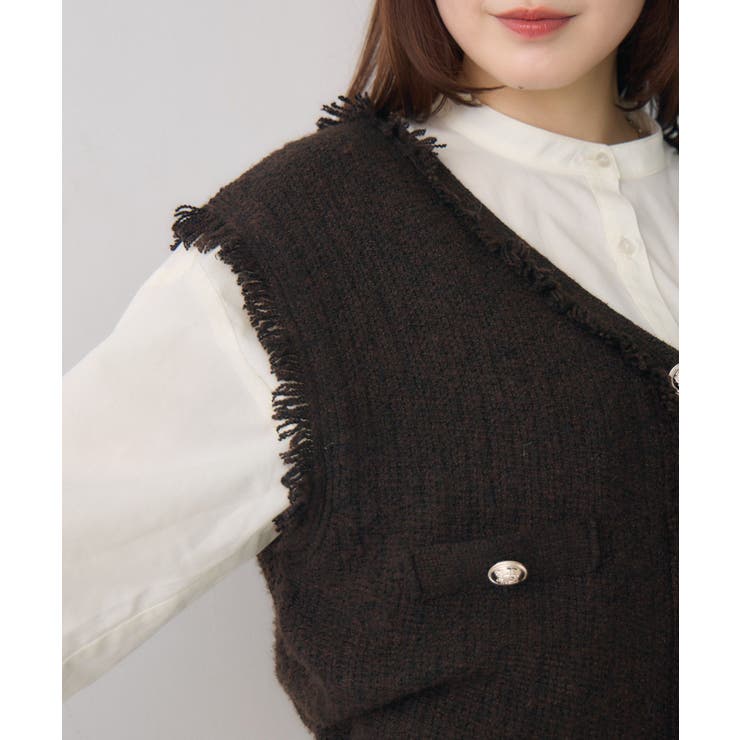 フリンジNT金釦ベスト | RETRO GIRL | 詳細画像40 