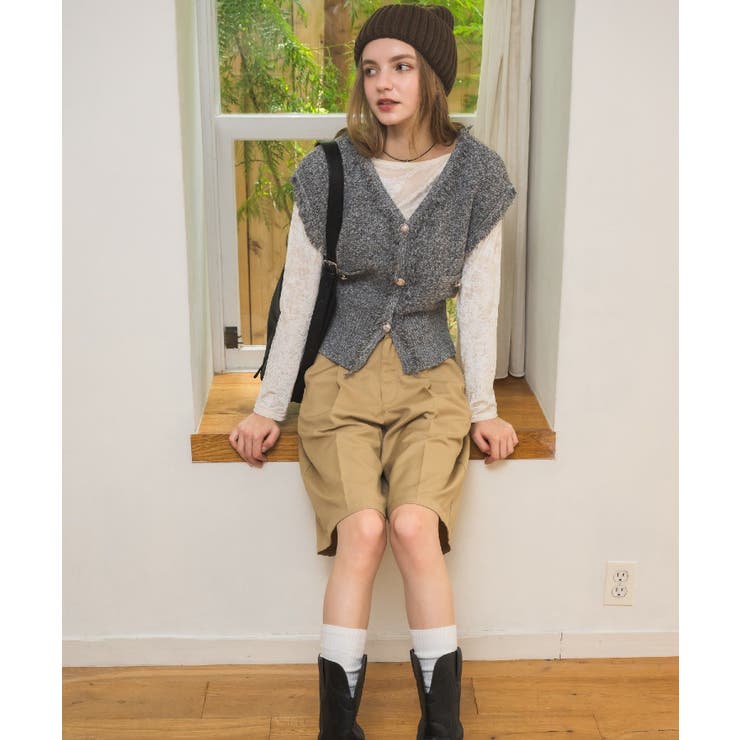 フリンジNT金釦ベスト | RETRO GIRL | 詳細画像7 