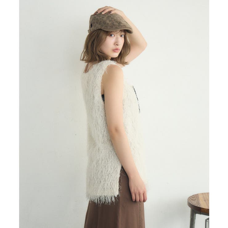 ネップフリンジベスト | RETRO GIRL | 詳細画像17 