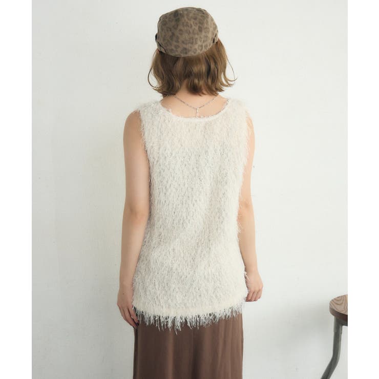 ネップフリンジベスト | RETRO GIRL | 詳細画像18 