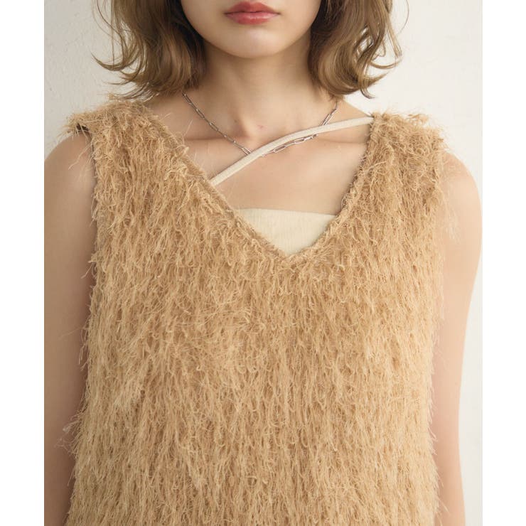 ネップフリンジベスト | RETRO GIRL | 詳細画像30 