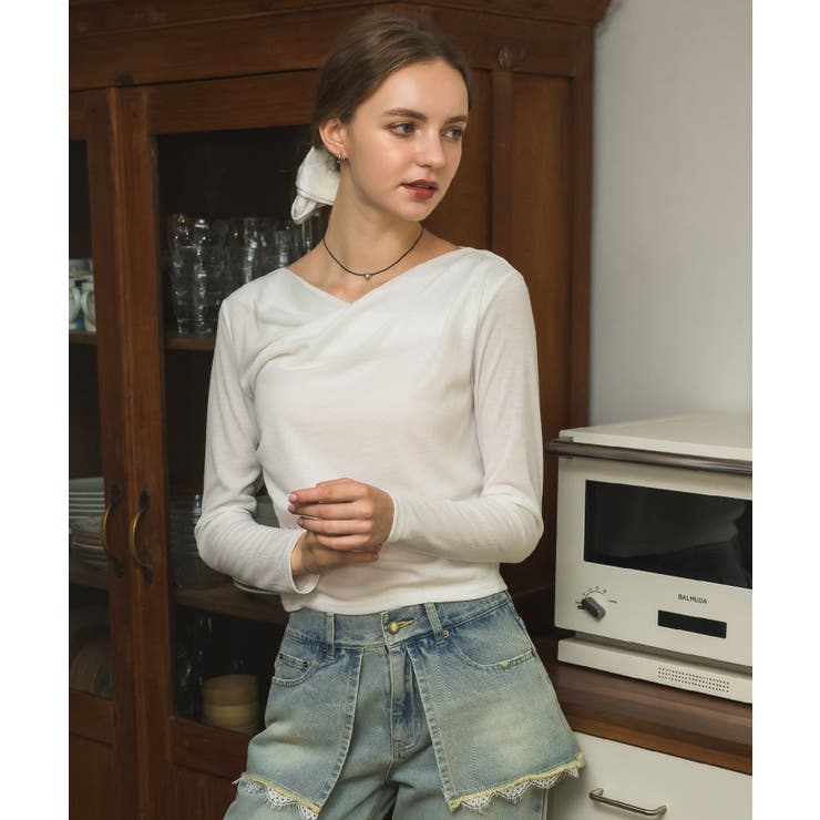 ドレープカットソー | RETRO GIRL | 詳細画像1 