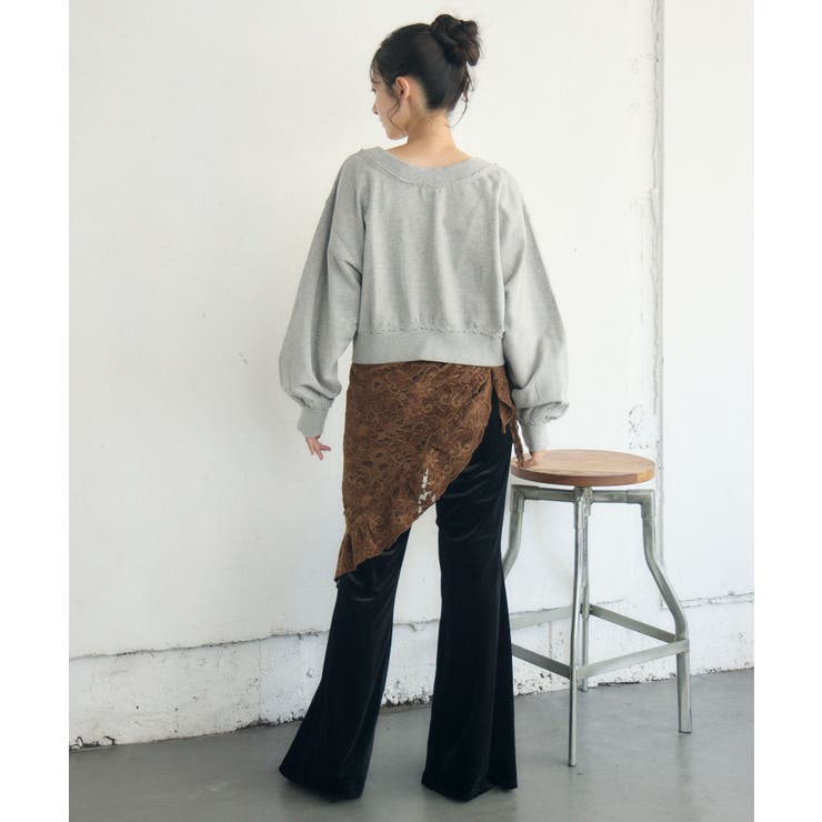 【セットアップ対応】WZIPスウェット | RETRO GIRL | 詳細画像10 