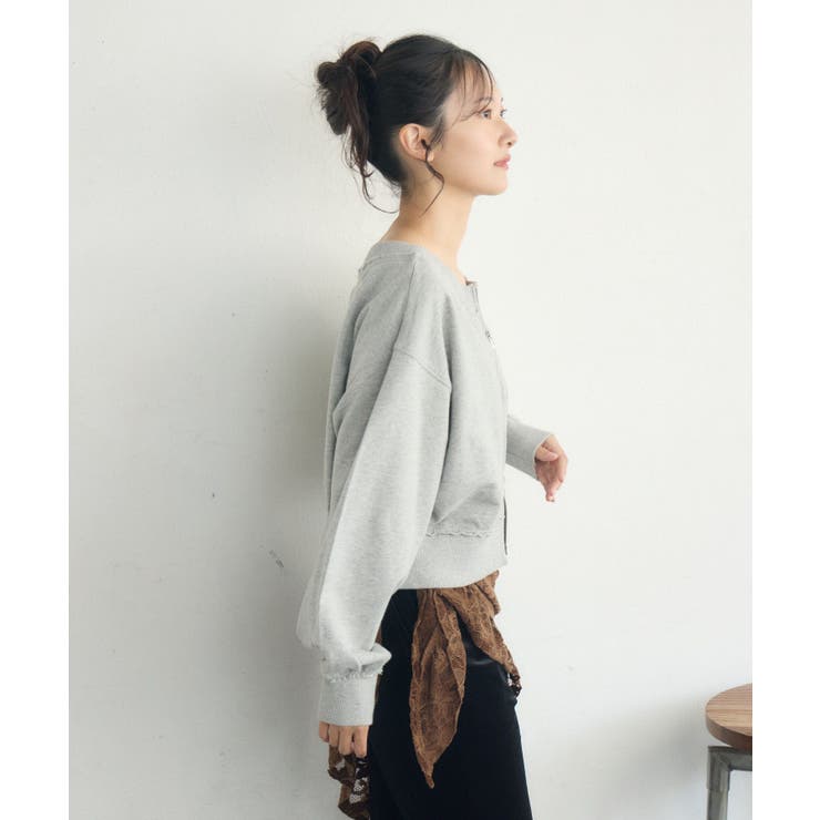 【セットアップ対応】WZIPスウェット | RETRO GIRL | 詳細画像13 