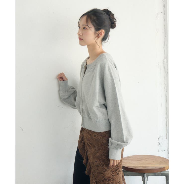 【セットアップ対応】WZIPスウェット | RETRO GIRL | 詳細画像15 