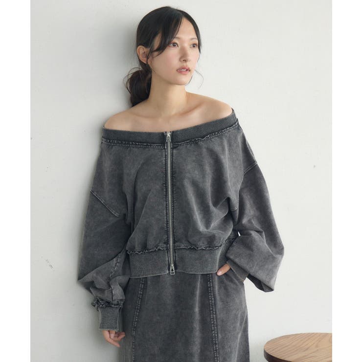 【セットアップ対応】WZIPスウェット | RETRO GIRL | 詳細画像21 