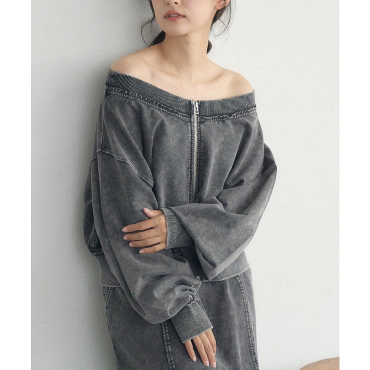 GRY2 | 【セットアップ対応】WZIPスウェット | RETRO GIRL