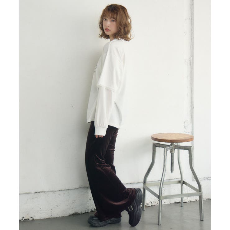 レイヤード風ロンTEE | RETRO GIRL | 詳細画像19 