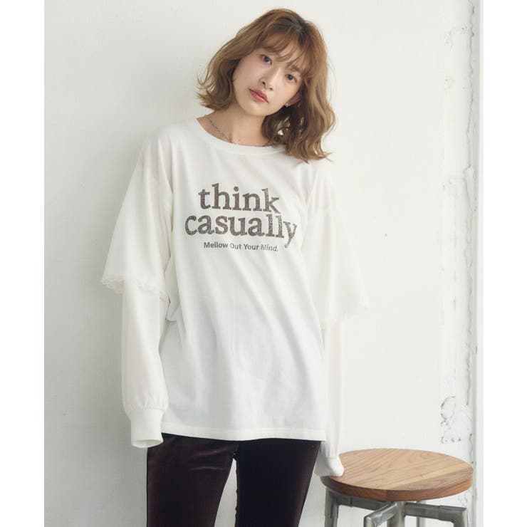 レイヤード風ロンTEE | RETRO GIRL | 詳細画像20 