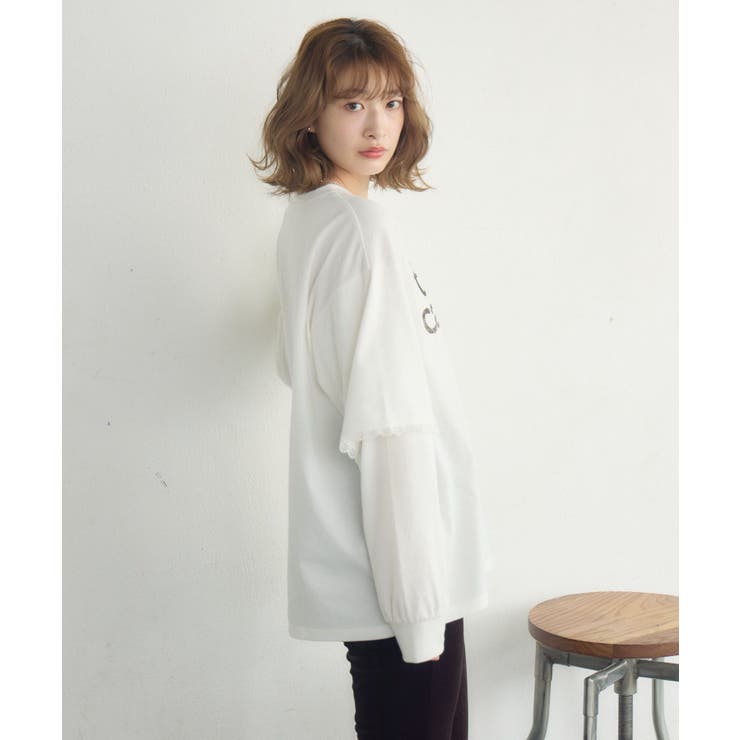 レイヤード風ロンTEE | RETRO GIRL | 詳細画像21 