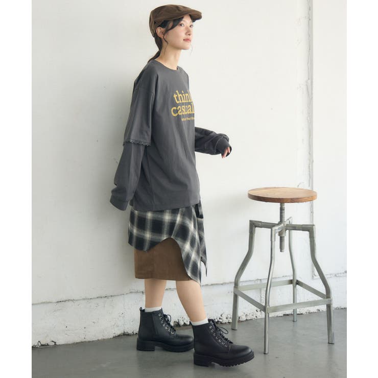 レイヤード風ロンTEE | RETRO GIRL | 詳細画像27 
