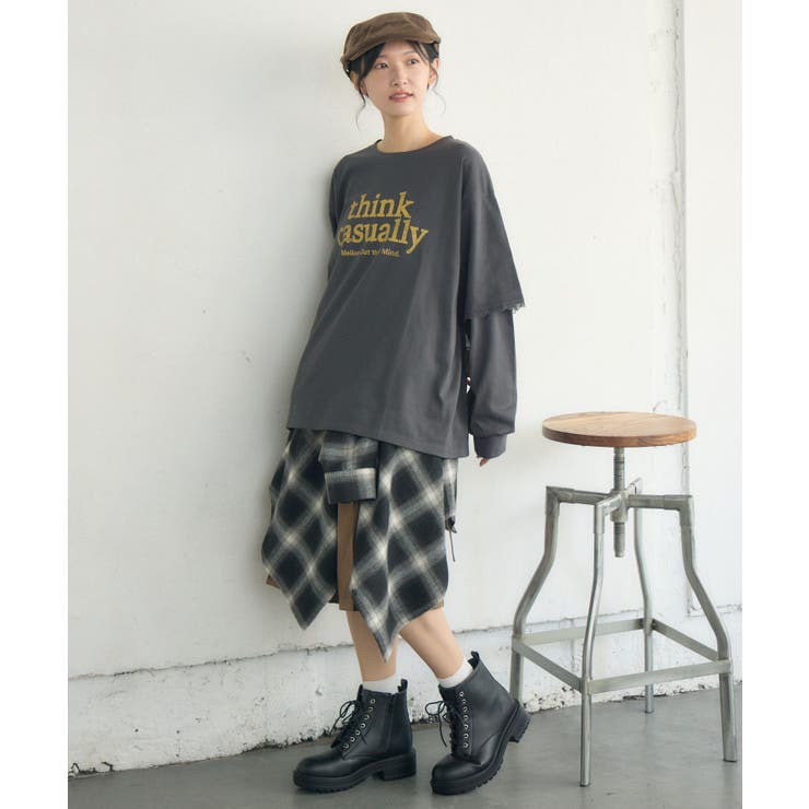 レイヤード風ロンTEE | RETRO GIRL | 詳細画像29 
