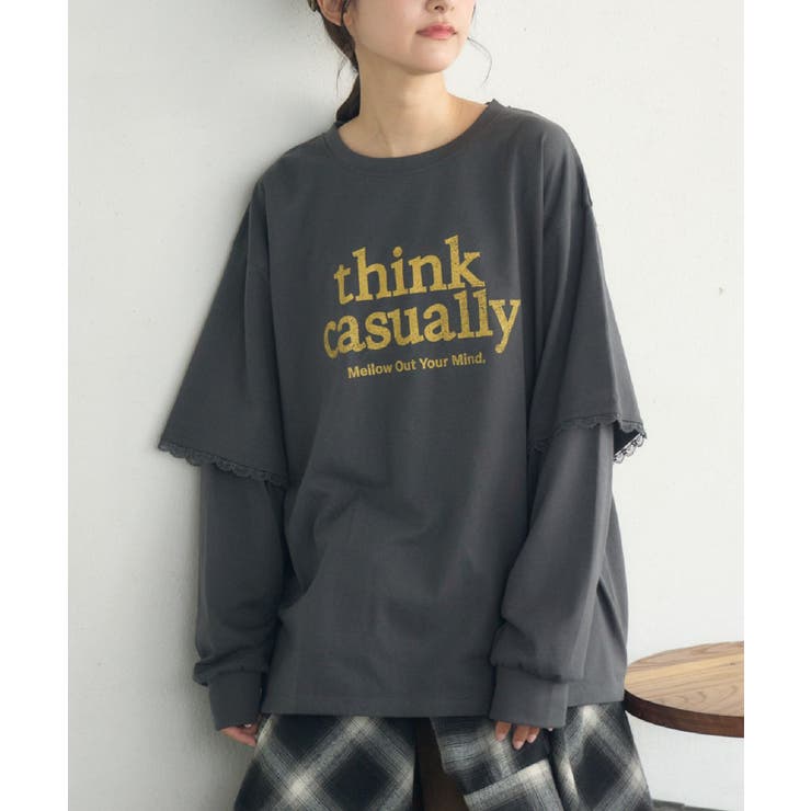 GRY2 | レイヤード風ロンTEE | RETRO GIRL