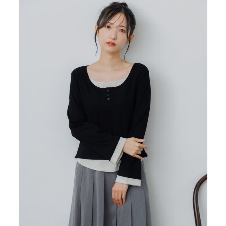 レイヤード風テレコCT | RETRO GIRL | 詳細画像9 