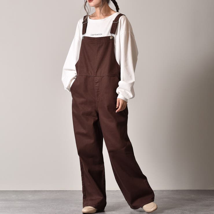 ダークブラウン | ◇RETRO GIRL◇ オーバーオールPT | RETRO GIRL