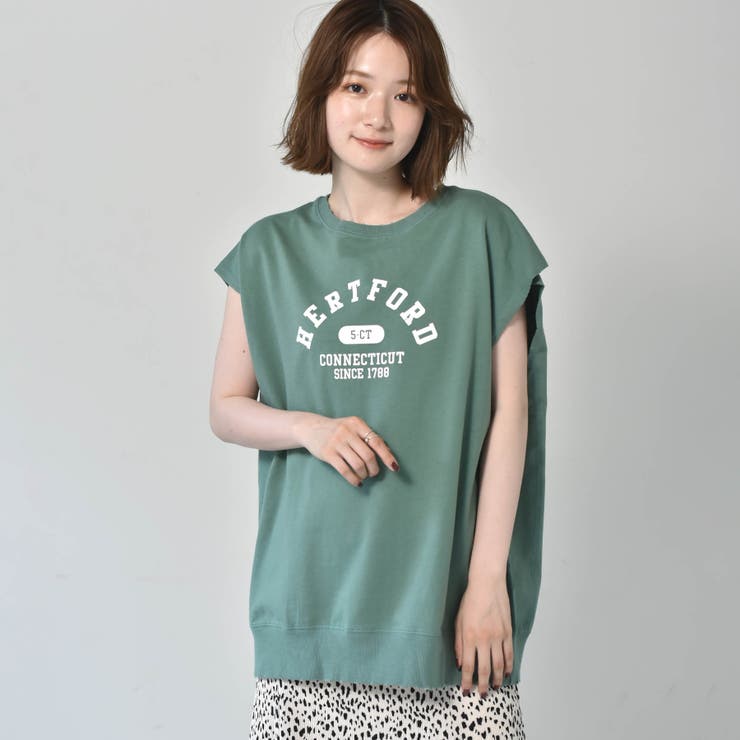 ◎RETRO GIRL◎ カレッジロゴウラケノースリ | RETRO GIRL | 詳細画像21 