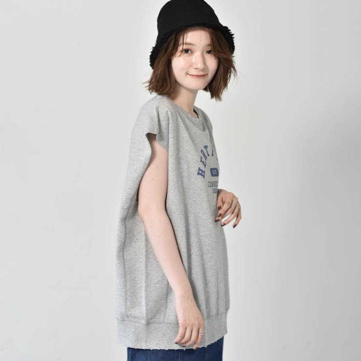 ◎RETRO GIRL◎ カレッジロゴウラケノースリ | RETRO GIRL | 詳細画像9 