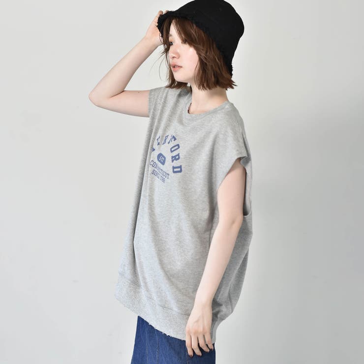 ◎RETRO GIRL◎ カレッジロゴウラケノースリ | RETRO GIRL | 詳細画像8 