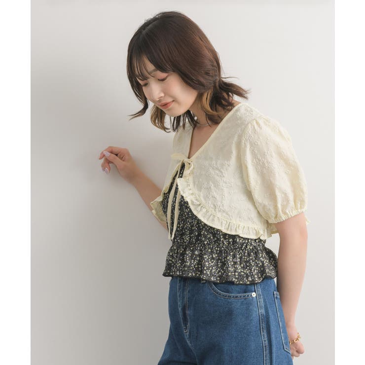 ボレロSET花柄ビスチェ[品番：RTGW0007007]｜RETRO GIRL（レトロ