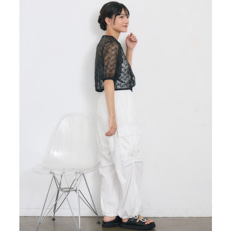 オーガンジー半袖BL | RETRO GIRL | 詳細画像13 